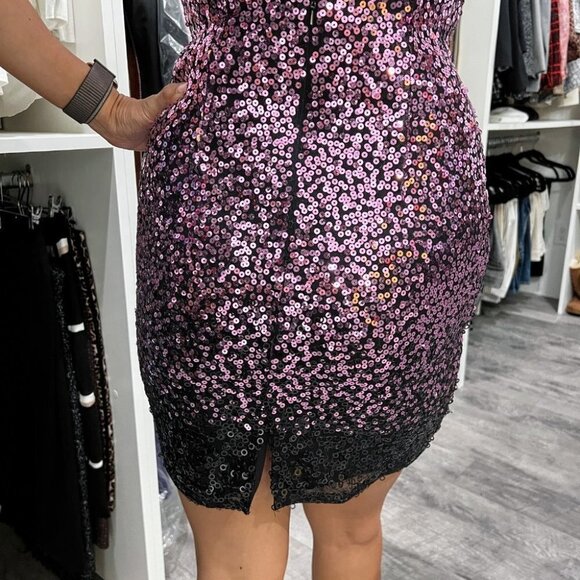 Faviana Couture Sequined Semi-Formal Dress $399 - Picture 6 of 8